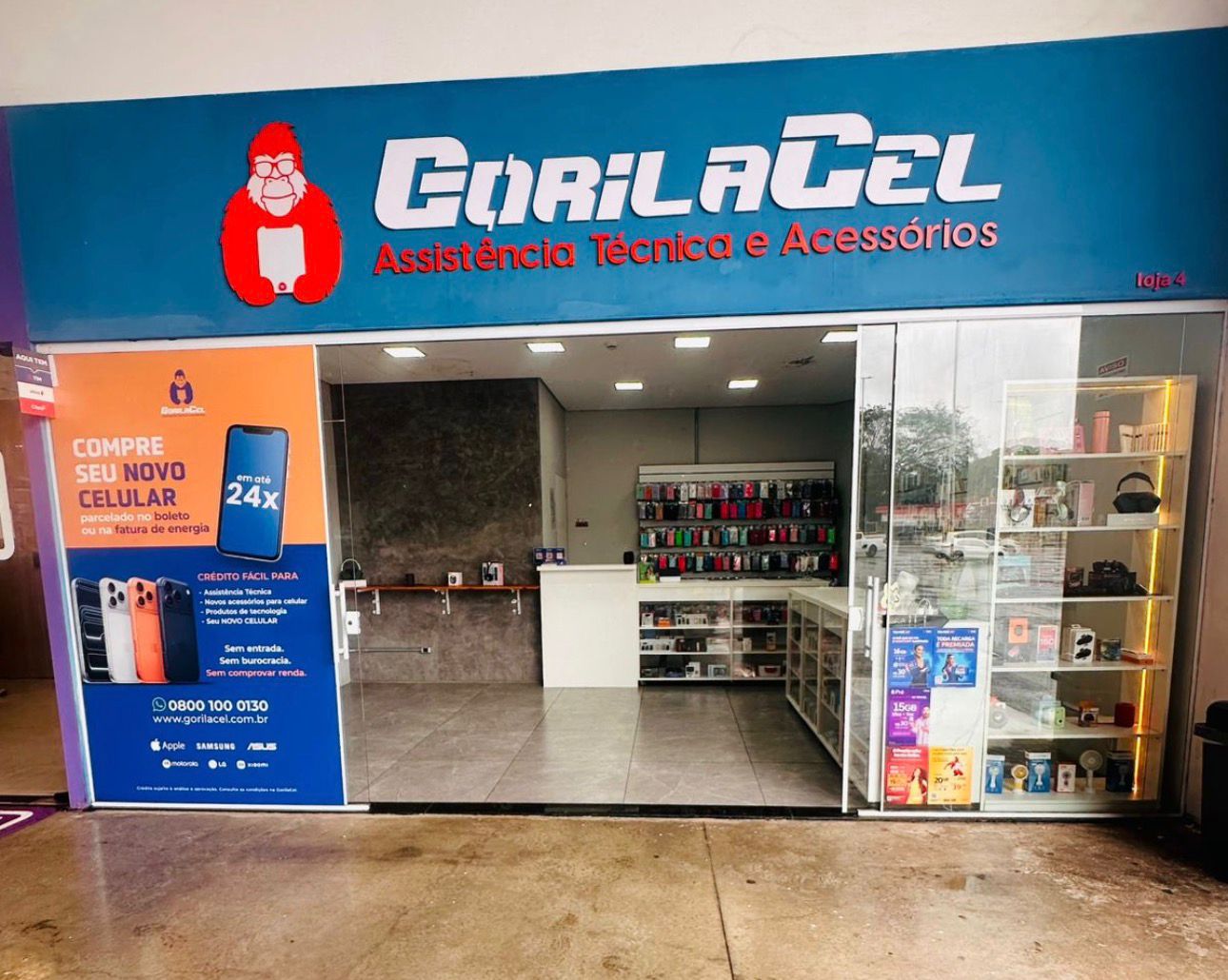 Loja Gorilacel Dois Córregos